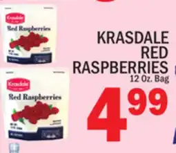 C Town KRASDALE RED RASPBERRIES offer