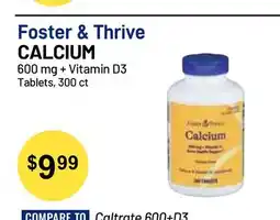 Health Mart Foster & Thrive CALCIUM offer