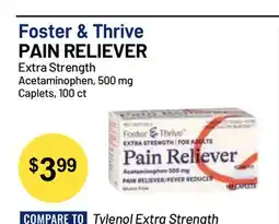 Health Mart Foster & Thrive PAIN RELIEVER offer
