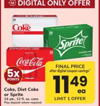 ACME Coke, Diet Coke or Sprite offer
