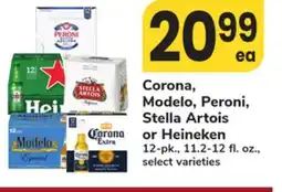 ACME Corona, Modelo, Peroni, Stella Artois or Heineken offer