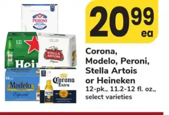 ACME Corona, Modelo, Peroni, Stella Artois or Heineken offer