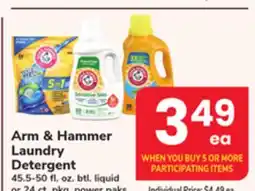 ACME Arm & Hammer Laundry Detergent offer