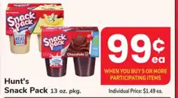 ACME Hunt's Snack Pack offer