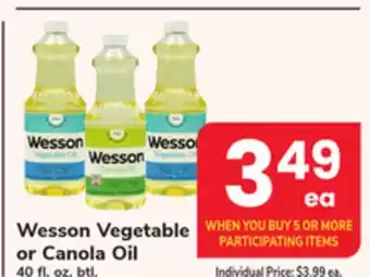 ACME Wesson Vegetable or Canola Oil offer