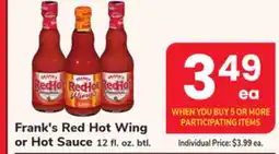 ACME Frank's Red Hot Wing or Hot Sauce offer