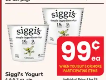 ACME Siggi's Yogurt offer