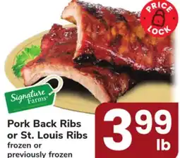 ACME Pork Back Ribs or St. Louis Ribs offer