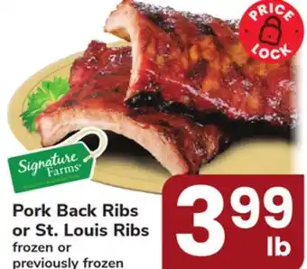 ACME Pork Back Ribs or St. Louis Ribs offer