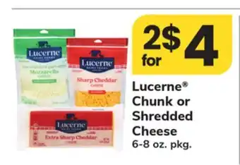 ACME Lucerne Chunk or Shredded Cheese offer