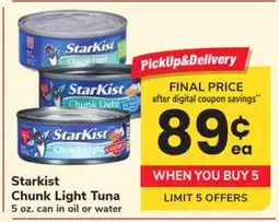 ACME Starkist Chunk Light Tuna offer