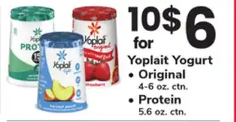 ACME Yoplait Yogurt Original 4-6 oz. ctn. Protein 5.6 oz. ctn offer