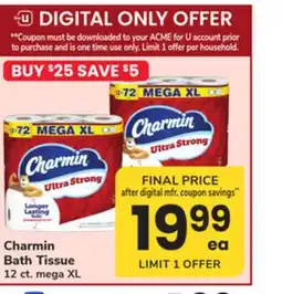 ACME Charmin Bath Tissue offer
