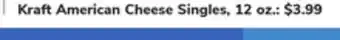 ACME Kraft American Cheese Singles offer