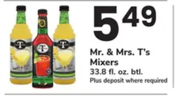 ACME Mr. & Mrs. T's Mixers offer