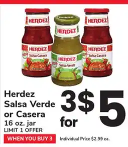 ACME Herdez Salsa Verde or Casera offer