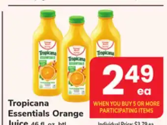 ACME Tropicana Essentials Orange Juice offer