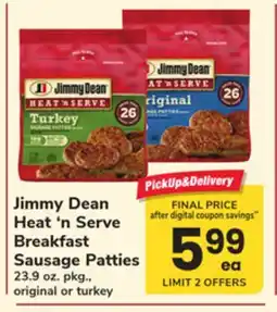 ACME Jimmy Dean Heat'n Serve Breakfast Sausage Patties offer