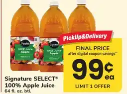ACME Signature SELECT 100% Apple Juice offer