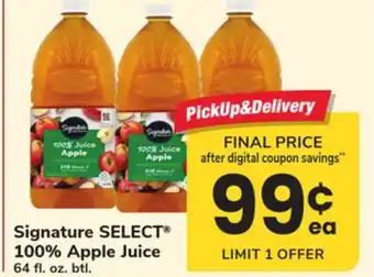 ACME Signature SELECT 100% Apple Juice offer