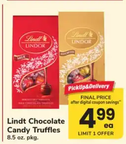 ACME Lindt Chocolate Candy Truffles offer