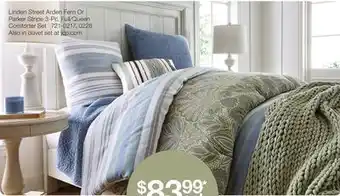 JC Penney Linden Street Arden Fern Or Parker Stripe 3-Pc. Full/Queen Comforter Set offer