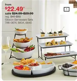 JC Penney Gibson Serveware Sets offer