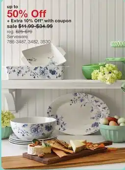 JC Penney Serveware offer