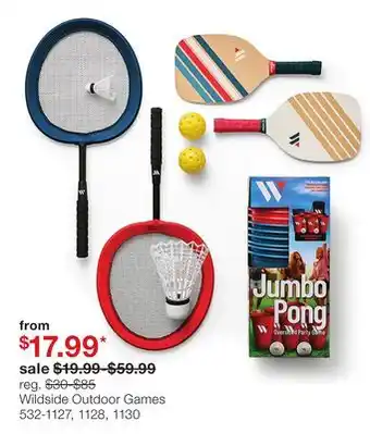 JC Penney Wildside Outdoor Games offer