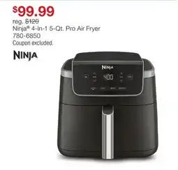 JC Penney Ninja 4-In-1 5-Qt. Pro Air Fryer offer