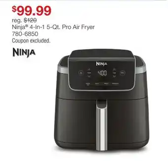 JC Penney Ninja 4-In-1 5-Qt. Pro Air Fryer offer