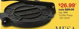 JC Penney Tortilla Press offer