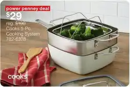 JC Penney Cooks 5-Pc. Cooking System offer