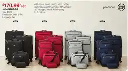JC Penney Protocol Court 5-Pc. Luggage Set offer