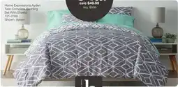 JC Penney Home Expressions Ayden Twin Complete Bedding Set With Sheets offer
