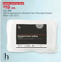 JC Penney Home Expressions Molded Foam Standard/Queen Pillow offer