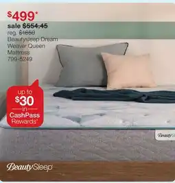 JC Penney Beautysleep Dream Weaver Queen Mattress offer