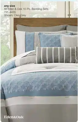 JC Penney All Eden & Oak 10-Pc. Bedding Sets offer