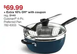 JC Penney Cuisinart 4-Pc. Preferred Pan offer
