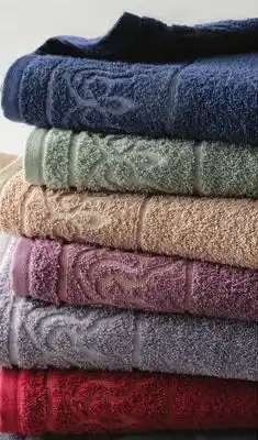 JC Penney Broadhaven Elegant Scroll Bath Towel offer