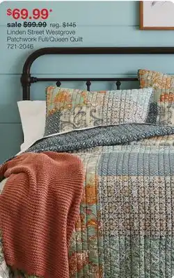 JC Penney Linden Street Westgrove Patchwork Full/Queen Quilt offer