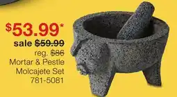 JC Penney Mortar & Pestle Molcajete Set offer