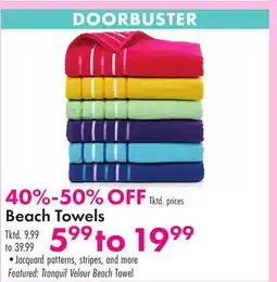 Boscov's Beach Towels offer