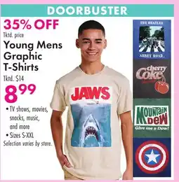 Boscov's Young Mens Graphic T-Shirts offer