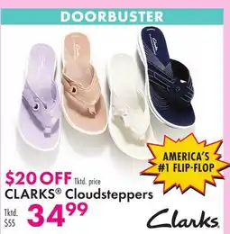 Boscov's CLARKS Cloudsteppers offer