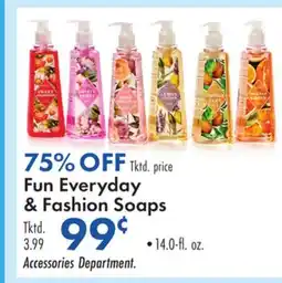 Boscov's Fun Everyday & Fashion Soaps offer