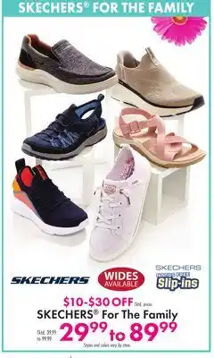 Boscov's SKECHERS For The Family offer