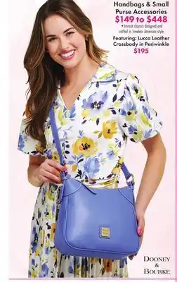 Boscov's Purse Accessories Lucca Leather Crossbody offer
