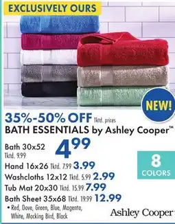 Boscov's BATH ESSENTIALS by Ashley Cooper offer