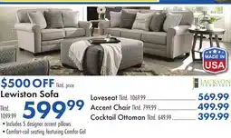 Boscov's Lewiston Sofa offer